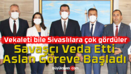 Ebubekir Sıddık Savaşçı Veda Etti Ergüven Aslan Göreve Başladı