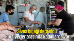 Sivas bıçağı ders oldu, kursiyerler arasında kadınlarda var