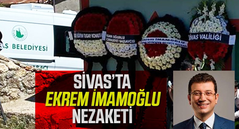 İstanbul Büyükşehir Belediye Başkanı Ekrem İmamoğlu’ndan Sivas Nezaketi