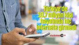 Türkiye’de 10,7 milyon kişi hayatında hiç internete girmedi