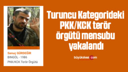 Turuncu Kategorideki PKK/KCK terör örgütü mensubu yakalandı