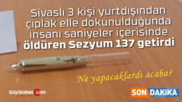 Sivaslı 3 kişi yurtdışından insanı saniyeler içerisinde öldüren Sezyum 137 getirdi