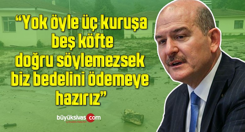 Bakan Soylu sel felaketinde son durumu açıkladı: 58 ölü, 77 kayıp