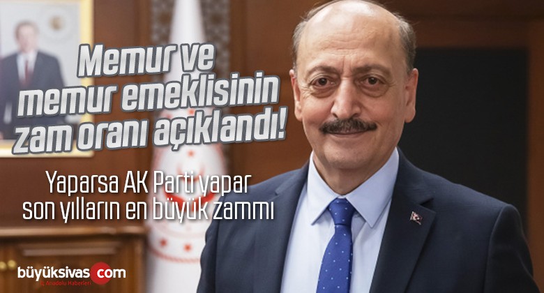 Memur ve memur emeklisinin zam oranı açıklandı