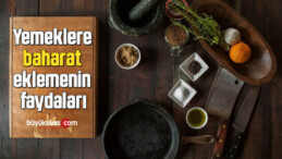 Yemeklere baharat eklemenin faydaları