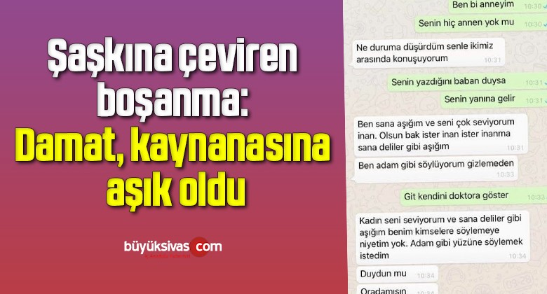 Şaşkına çeviren boşanma: Damat, kaynanasına aşık oldu