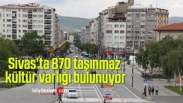 Sivas’ta 870 taşınmaz kültür varlığı bulunuyor