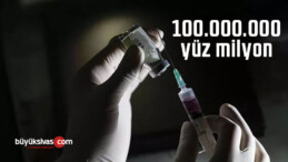 Toplam koronavirüs aşı miktarı 100 milyon dozu geçti