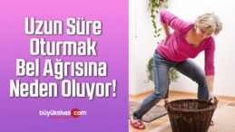 Uzun Süre Oturmak Bel Ağrısına Neden Oluyor!