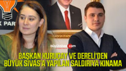 AK Parti Sivas Merkez İlçe Başkanı Kuruçay ve Dereli’den Geçmiş Olsun Mesajı