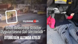 Sivas Belediyesi Scooter uygulamasına son vermelidir