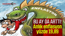 Ekim ayında enflasyon artmaya devam etti! Anlık enflasyon yüzde 19,89