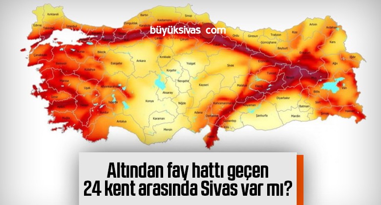 Altından fay hattı geçen 24 kent, deprem riski altında