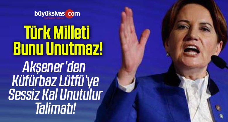 Meral Akşener’den Lütfü Türkkan’a sessiz kal talimatı