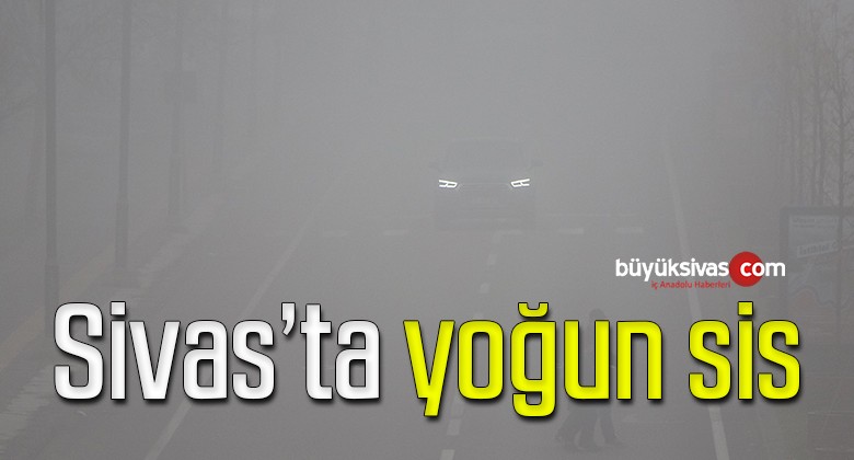 Sivas’ta yoğun sis