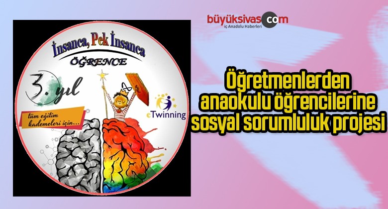 Öğretmenlerden anaokulu öğrencilerine sosyal sorumluluk projesi