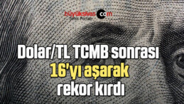 Dolar/TL TCMB sonrası 16’yı aşarak rekor kırdı