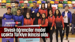 Sivaslı öğrenciler model uçakta Türkiye ikincisi oldu