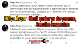 Hülya Avşar’ Simit yerim ya da yemem, kendim kazandım