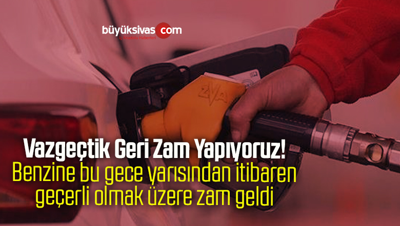 Benzine Bu Gece Yarısından Itibaren Geçerli Olmak üzere Zam Geldi ...