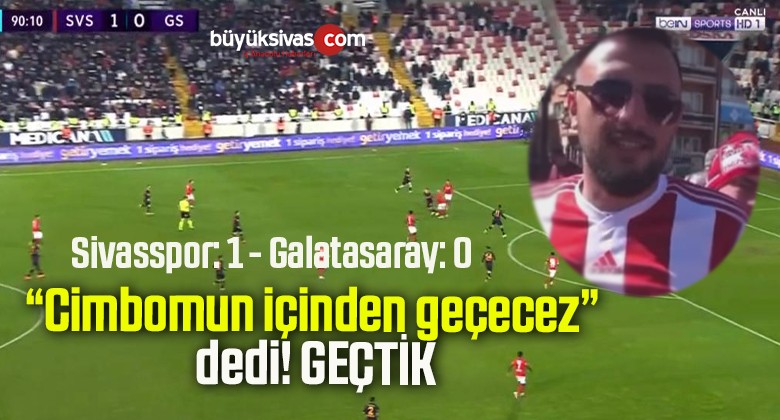 Demir Grup Sivasspor 1-0 Galatasaray