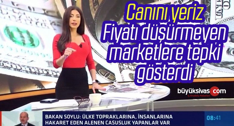 Ela Rümeysa Cebeci’den fiyat düşürmeyen marketlere tepki