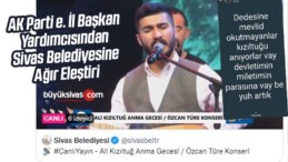 “Dedesine mevlit okutmayanlar Kızıltuğ’u anıyorlar”