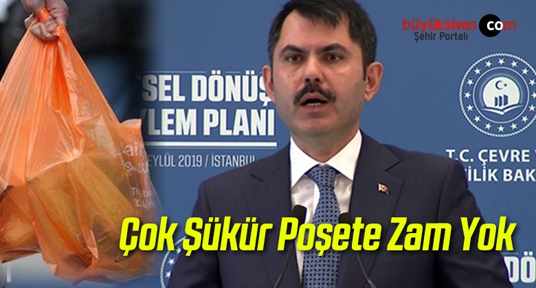 2022 yılında plastik poşetlere zam yapılmayacak