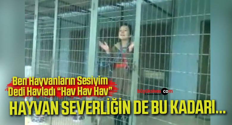 Ben bugün köpeklerin sesiyim diyerek ‘havladı’