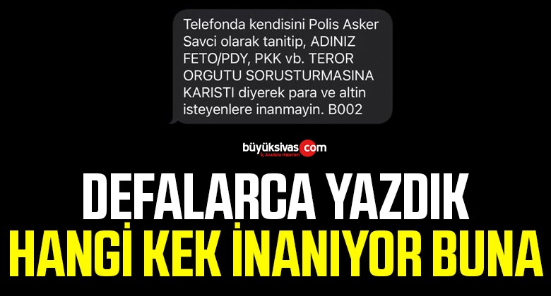 İçişleri Bakanlığı’ndan telefon dolandırıcılarına karşı uyarı