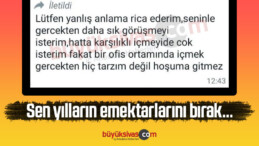 Sen yılların emektarlarını bırak…