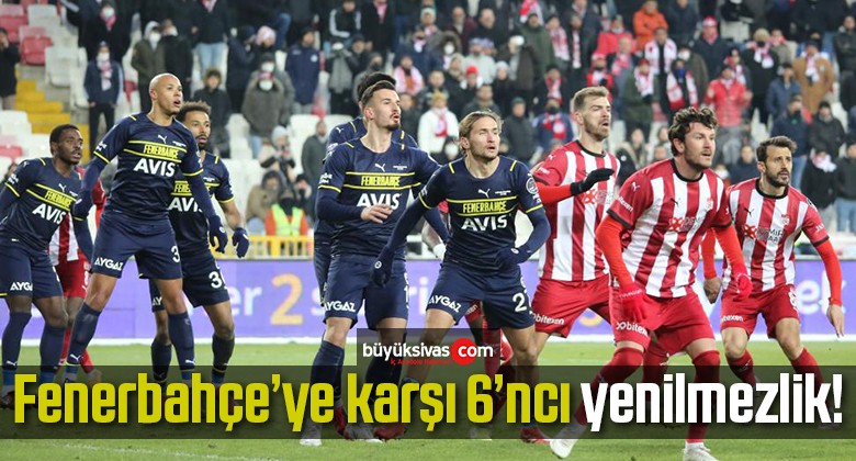 Yiğidolar, Fenerbahçe’ye son 6 maçtır yenilmedi