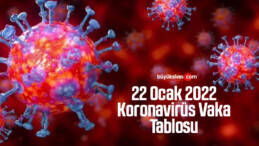 22 Ocak Cuma Türkiye Günlük Koronavirüs Tablosu