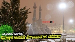 14 Şubat Pazartesi Türkiye Günlük Koronavirüs Tablosu