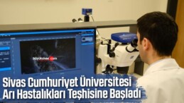 Sivas Cumhuriyet Üniversitesi arı hastalıkları teşhisine başladı