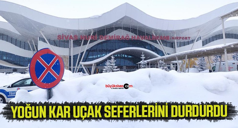 Kar yağışı hava ulaşımında aksamalara neden oldu