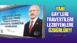 CHP ‘cinsel yönelim’ afişi astı! Sivas’a asarlar mı acaba?