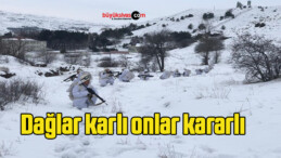 Dağlar karlı onlar kararlı