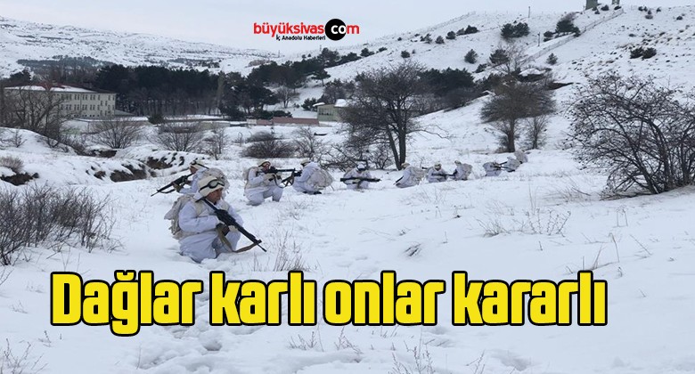 Dağlar karlı onlar kararlı