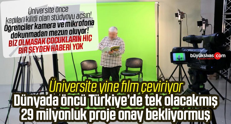 Cumhuriyet Üniversitesi önce kapısı kilitli stüdyo ve laboratuvarları açsın