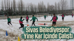 Sivas Belediyespor Yine Kar İçinde Çalıştı