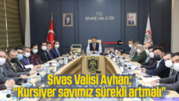 Ayhan: “Kursiyer sayımız sürekli artmalı”