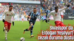 Sivasspor’da Erdoğan Yeşilyurt, cezalı duruma düştü