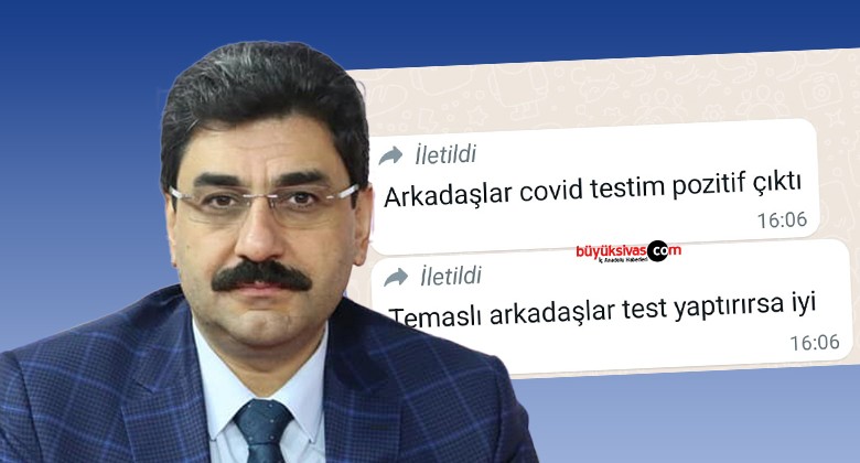 AK Parti Sivas İl Başkanı Hakan Aksu Korona Oldu