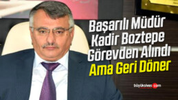 Sivas SGK İl Müdürü Kadir Boztepe görevden alındı