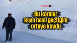 Bu kareler kışın nasıl geçtiğini ortaya koydu