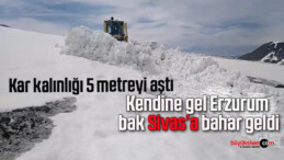 Kar kalınlığı 5 metreyi aştı