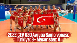 2022 CEV U20 Avrupa Şampiyonası: Türkiye: 3 – Macaristan: 0