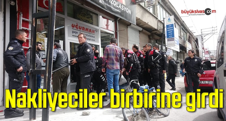 Nakliyeciler birbirine girdi: 1 yaralı