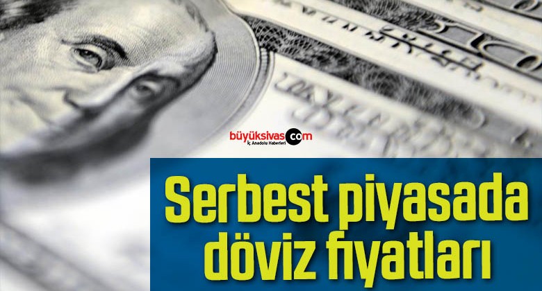 Serbest piyasada döviz fiyatları